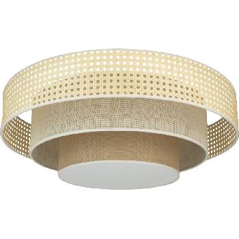 Duolla - LED Плафониера LUNETA LED/26W/230V Ø 60 см 4000K ратан/бежов (DU606127)