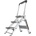Little Giant Ladder Алуминиева степ стълба с широки гумирани 3 стъпала Safety Step (10310BAEN)