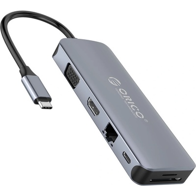 ORICO USB HUB Orico 11in1 ORI-MC-U111P VGA HDMI LAN USB-C (RV45375FF6)