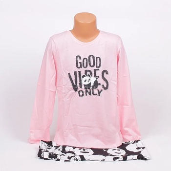 Image 1 of Детска пижама в розово с панди