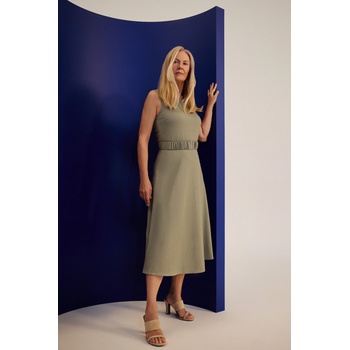 Moodo Дамски рокли Moodo - зелени Moodo | Zelen | ЖЕНИ | XS