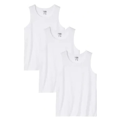 Atlas For Men Sada 3 bielych tielok biela