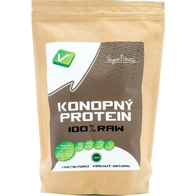 Vegan Fitness 100% Raw konopný Protein 1000 g