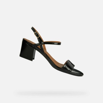 Geox Черни дамски обувки на ток Geox New Eraklia 50 Geox | Cheren | ЖЕНИ | 36