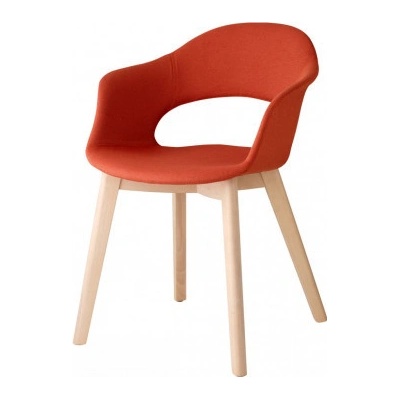 Scab Design Lady B Natural Pop moření FS-buk bělený / látka 25 tmavá šedostříbrná 2844