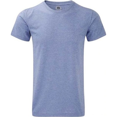 Pánské žíhané tričko mramorová modrá