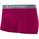 Sensor Merino Wool Active kalhotky s nohavičkou magenta