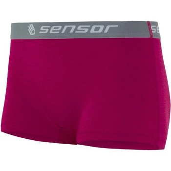 Sensor Merino Wool Active kalhotky s nohavičkou magenta