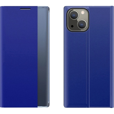 HQWear Флип-кейс със смарт отвор за екрана HQWear за Apple iPhone 13, Син (9145576230978)