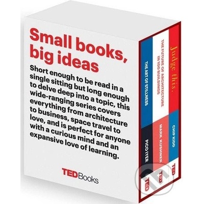 TED Books Box Set - Pico Iyer, Marc Kushner, Chip Kidd