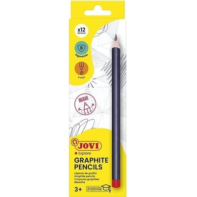 Jovi Комплект графитни моливи B 12 бр