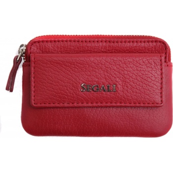 Kľúčenka Segali Kožená s kapsičkou 7483 červená