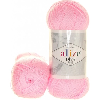 Alize Diva Fine 185 dětská růžová