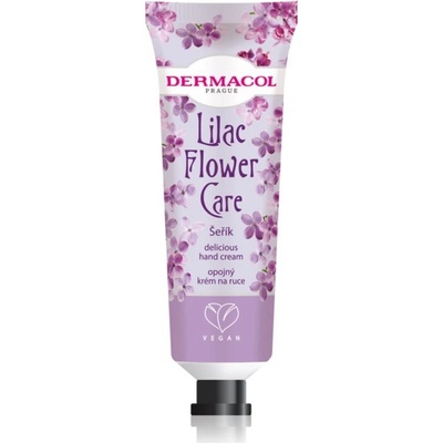 Dermacol Flower Care Delicious hand cream Lilac krém na ruce šeřík 30 ml