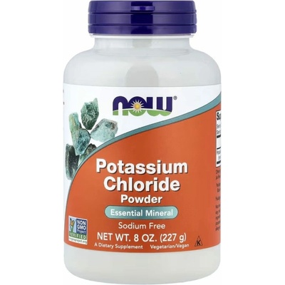 Now Foods Prášok chloridu draselného 227 g