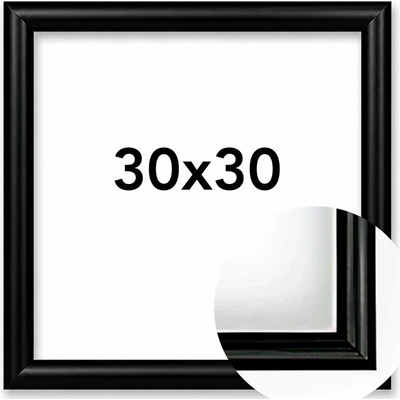 Fotorámeček BF Rozměr: 30 x 30 cm, Barva: Černá, Typ zasklení: Plexi