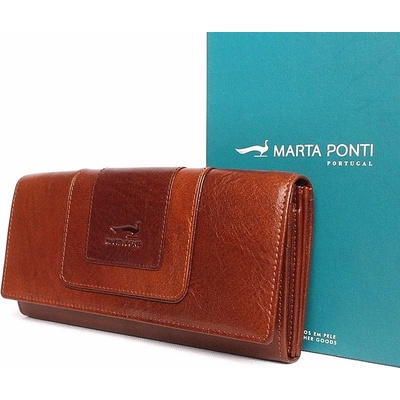 Marta ponti kožená peněženka no B530 hnědá