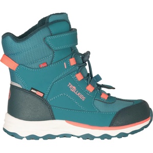 Trollkids Детски зимни ботуши Trollkids Kid's Hafjell Winter Boots XT Winter boots - Dusty Teal / Coral Pink / Midnight Petrol - размер 29 (EU) (702-2966-0612)