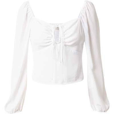 Abercrombie & Fitch Тениска бяло, размер L