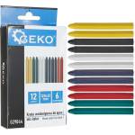 GEKO Комплект цветни тебешири за гуми 12x120мм 12бр 61417 (G29044)