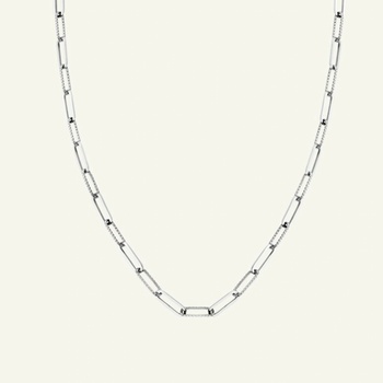 Rosefield колие в сребрист цвят Hammered Chain JNHCS-J629 Rosefield | Lilav | ЖЕНИ | ЕДИН РАЗМЕР