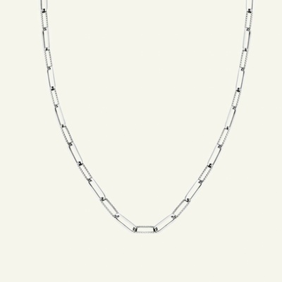 Rosefield колие в сребрист цвят Hammered Chain JNHCS-J629 Rosefield | Lilav | ЖЕНИ | ЕДИН РАЗМЕР