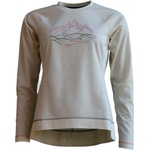 Zimtstern Дамска фланелка с дълъг ръкав за колоездене Zimtstern Women's PureFlowz Eco Shirt L/S Cycling jersey - Cream (156-2913-0212)