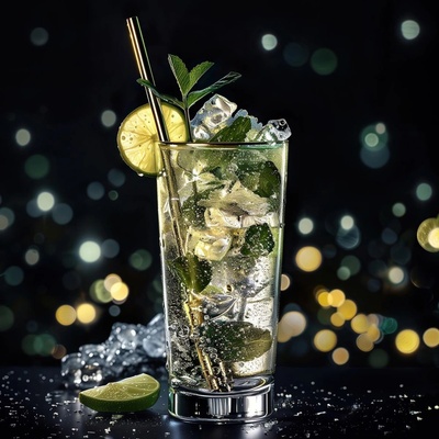 Skleněný obraz Mojito, 30 × 30 cm GL-18365