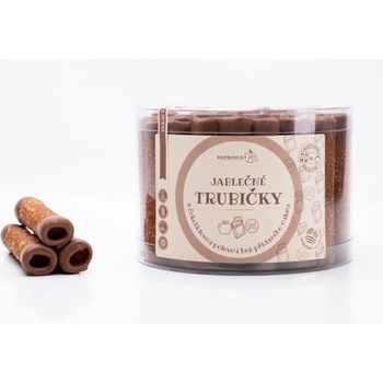 Jablečné trubičky s čokoládovou polevou bez cukru váha 540 g