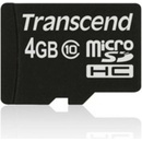 Transcend microSDHC 4GB class 10 TS4GUSDC10