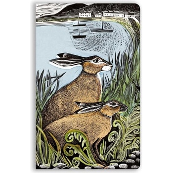 Flame Tree Publishing Angela Harding: Rathlin Hares (Soft Touch Journal) | Flame Tree Publishing