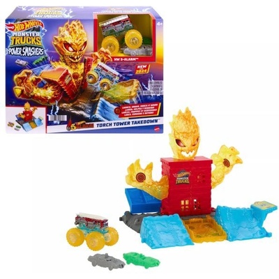 Mattel Hot Wheels: Monster Trucks Писта Power Smasher (HTP39)
