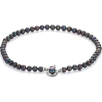 Image 1 of Swan Колие със сладководни черни перли RC074NB Swan