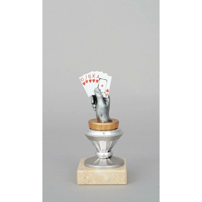 Trofej karty 15 22 cm 15 cm