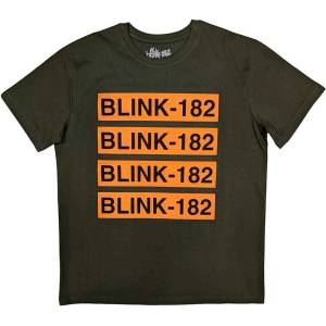 Blink-182 Log Repeat Military Green XL Риза (BLINKTS03MMG04)