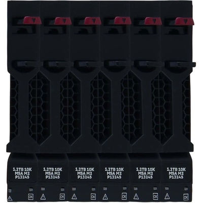 HP Enterprise MSA 7.2TB SAS 10K SFF M2 6pk Bdl R0Q65A