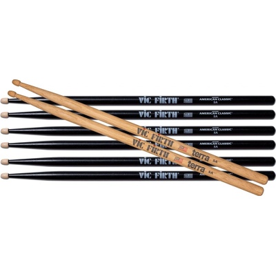 Vic Firth 5AB + 5A Terra Bundle – Zboží Mobilmania