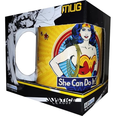 ABYstyle Чаша Justice League Mom, You're Wonder Woman, 320 ml