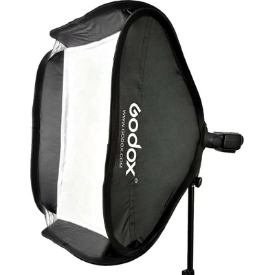 Godox Quick softbox 80 x 80 a držákem pro externí blesk SFUV8080