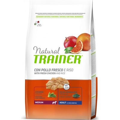 Trainer Natural Medium Adult čerstvé kura a rýže 12 kg