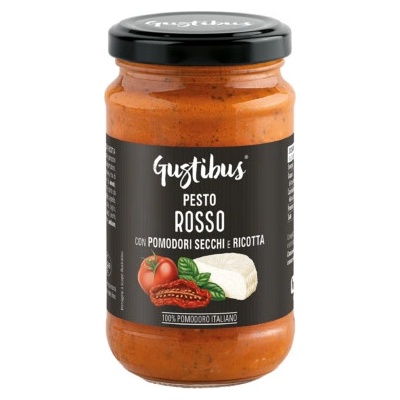 Gustibus pesto rosso so sušenými paradajkami a ricottou 190 g
