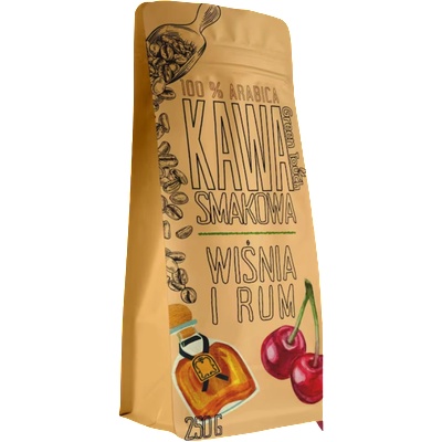 Green Touch Мляно кафе Green Touch с аромат на череши в ром, 250гр