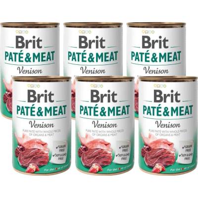Brit Paté & Meat Jelenie 6 x 400 g