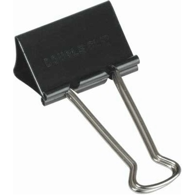 OFFICEO Černé kovové klipy, 32 mm x 12 ks – Zboží Dáma