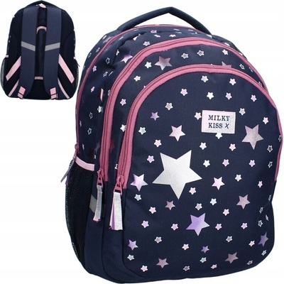 VADOBAG ŠKOLSKÝ PLECAK JEDNOKOMOROVÝ MILKY KISS FABLE WORLD HVIEZDIČKY