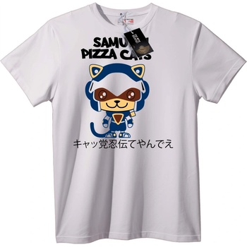 NOONEBRAND Тениска Samurai Pizza Cats - 2XL, Black