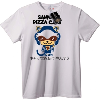 NOONEBRAND Тениска Samurai Pizza Cats - 2XL, Black