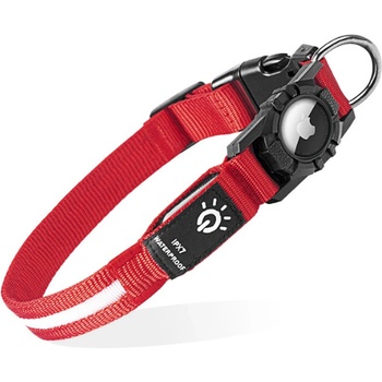 Reedog svítící obojek s pouzdrem na Apple Airtag