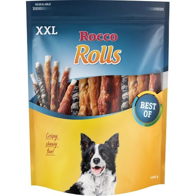 Rocco 1кг Rocco Rolls лакомство за кучета - с пилешки гърди