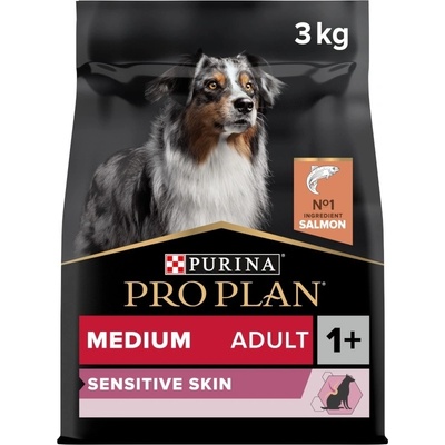 Purina Pro Plan Medium Adult Sensitive Skin losos 3 kg